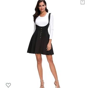 Women’s flared skirt overall dress